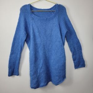 Small Medium Mohair Wool Blend Wooden Ships Sweater